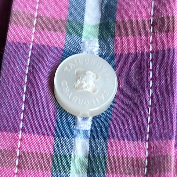 TAILORBYRD Collection Plaid Dress Shirt Large - Picture 5 of 8